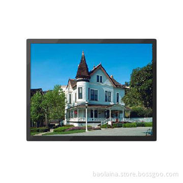 CCTV LCD monitors 17 inch metal casing BNC interface support VESA mount and 12 volt DC
